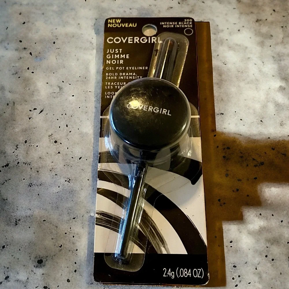 💎 COVERGIRL Just Gimme Noir Gel Eyeliner #300 Intense Black New